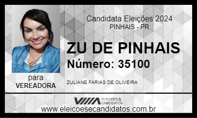 Candidato ZU DE PINHAIS 2024 - PINHAIS - Eleições