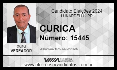 Candidato CURICA 2024 - LUNARDELLI - Eleições