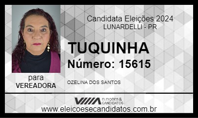 Candidato TUQUINHA 2024 - LUNARDELLI - Eleições