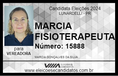 Candidato MARCIA FISIOTERAPEUTA 2024 - LUNARDELLI - Eleições