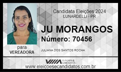 Candidato JU MORANGOS 2024 - LUNARDELLI - Eleições