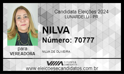 Candidato NILVA 2024 - LUNARDELLI - Eleições