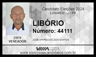 Candidato LIBÓRIO 2024 - LUNARDELLI - Eleições