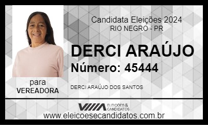 Candidato DERCI ARAÚJO 2024 - RIO NEGRO - Eleições