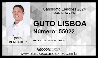 Candidato GUTO LISBOA 2024 - MARINGÁ - Eleições