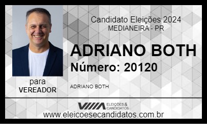 Candidato ADRIANO BOTH 2024 - MEDIANEIRA - Eleições