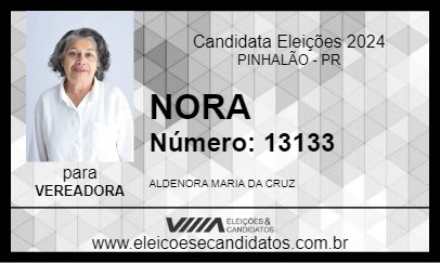 Candidato NORA 2024 - PINHALÃO - Eleições