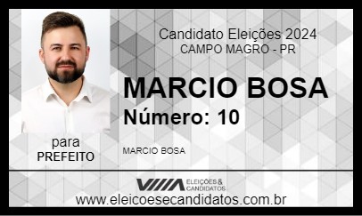 Candidato MARCIO BOSA 2024 - CAMPO MAGRO - Eleições