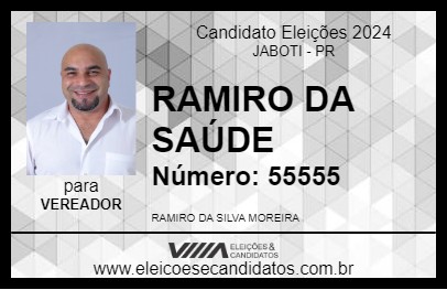 Candidato RAMIRO DA SAÚDE 2024 - JABOTI - Eleições