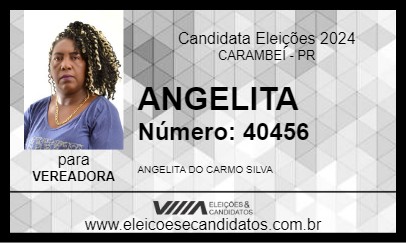 Candidato ANGELITA 2024 - CARAMBEÍ - Eleições