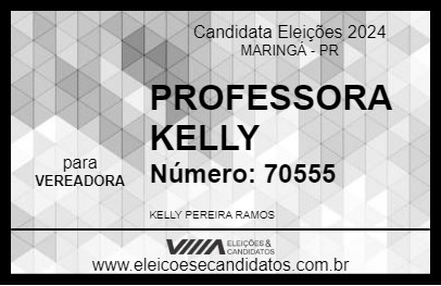 Candidato PROFESSORA KELLY 2024 - MARINGÁ - Eleições