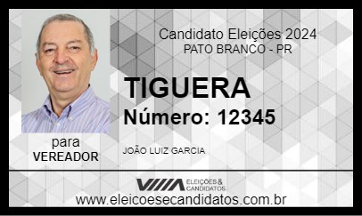 Candidato TIGUERA 2024 - PATO BRANCO - Eleições