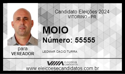 Candidato MOIO 2024 - VITORINO - Eleições