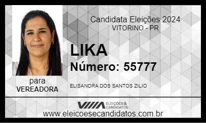 Candidato LIKA 2024 - VITORINO - Eleições