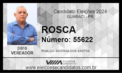 Candidato ROSCA 2024 - GUARACI - Eleições