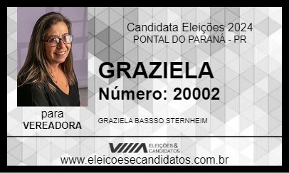 Candidato GRAZIELA 2024 - PONTAL DO PARANÁ - Eleições