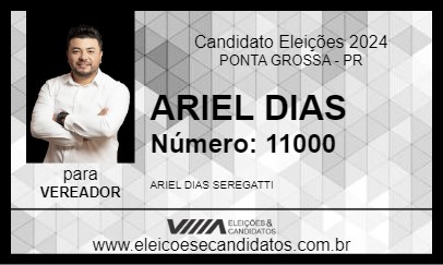 Candidato ARIEL DIAS 2024 - PONTA GROSSA - Eleições