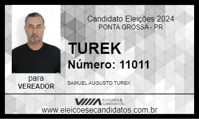 Candidato TUREK 2024 - PONTA GROSSA - Eleições