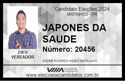 Candidato JAPONES DA SAUDE 2024 - MATINHOS - Eleições