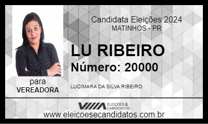 Candidato LU RIBEIRO 2024 - MATINHOS - Eleições