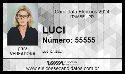 Candidato LUCI 2024 - ITAMBÉ - Eleições