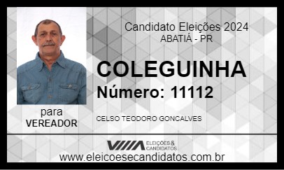 Candidato COLEGUINHA 2024 - ABATIÁ - Eleições