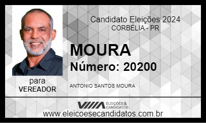 Candidato MOURA 2024 - CORBÉLIA - Eleições