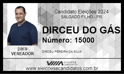 Candidato DIRCEU DO GÁS 2024 - SALGADO FILHO - Eleições