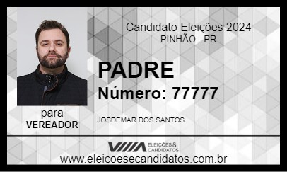 Candidato PADRE 2024 - PINHÃO - Eleições