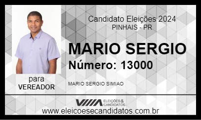 Candidato MARIO SERGIO 2024 - PINHAIS - Eleições