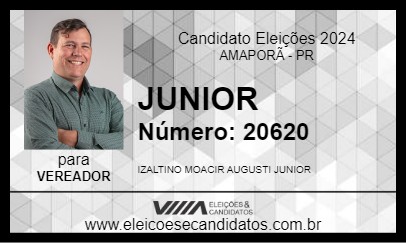 Candidato JUNIOR 2024 - AMAPORÃ - Eleições