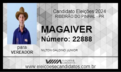 Candidato MAGAIVER 2024 - RIBEIRÃO DO PINHAL - Eleições