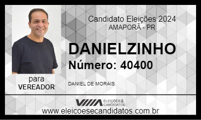 Candidato DANIELZINHO 2024 - AMAPORÃ - Eleições