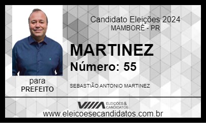 Candidato MARTINEZ 2024 - MAMBORÊ - Eleições