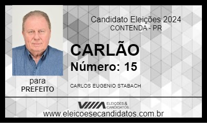 Candidato CARLÃO 2024 - CONTENDA - Eleições