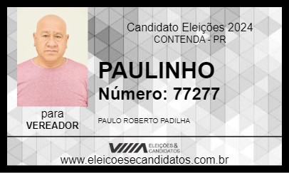 Candidato PAULINHO 2024 - CONTENDA - Eleições