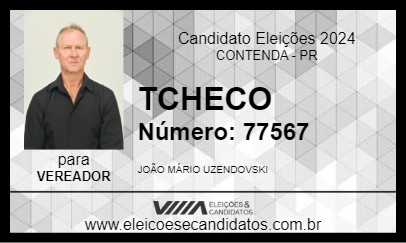 Candidato TCHECO 2024 - CONTENDA - Eleições