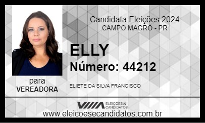 Candidato ELLY 2024 - CAMPO MAGRO - Eleições