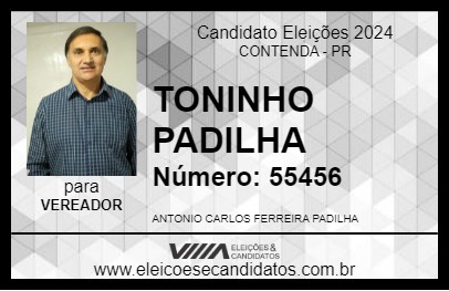 Candidato TONINHO PADILHA 2024 - CONTENDA - Eleições