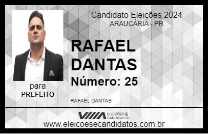 Candidato RAFAEL DANTAS 2024 - ARAUCÁRIA - Eleições