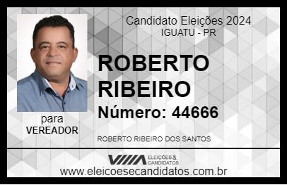 Candidato ROBERTO RIBEIRO 2024 - IGUATU - Eleições