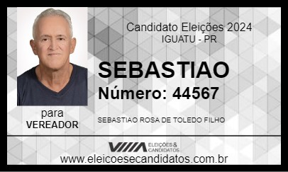 Candidato SEBASTIAO 2024 - IGUATU - Eleições