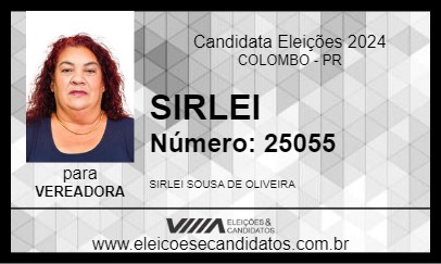 Candidato SIRLEI 2024 - COLOMBO - Eleições