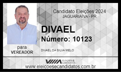 Candidato DIVAEL 2024 - JAGUARIAÍVA - Eleições