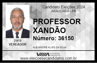 Candidato PROFESSOR XANDÃO 2024 - ARAUCÁRIA - Eleições