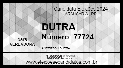 Candidato DUTRA 2024 - ARAUCÁRIA - Eleições