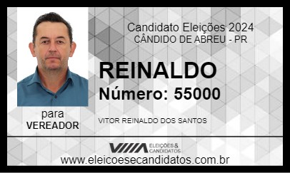 Candidato REINALDO 2024 - CÂNDIDO DE ABREU - Eleições