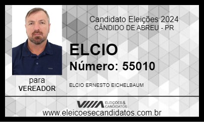 Candidato ELCIO 2024 - CÂNDIDO DE ABREU - Eleições