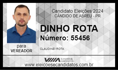 Candidato DINHO ROTA 2024 - CÂNDIDO DE ABREU - Eleições