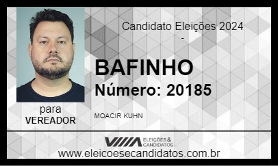 Candidato BAFINHO 2024 - MARECHAL CÂNDIDO RONDON - Eleições